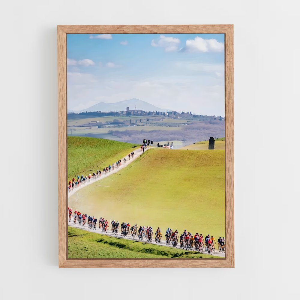 Poster Strade bianche – affiche Cyclisme (vue 4)